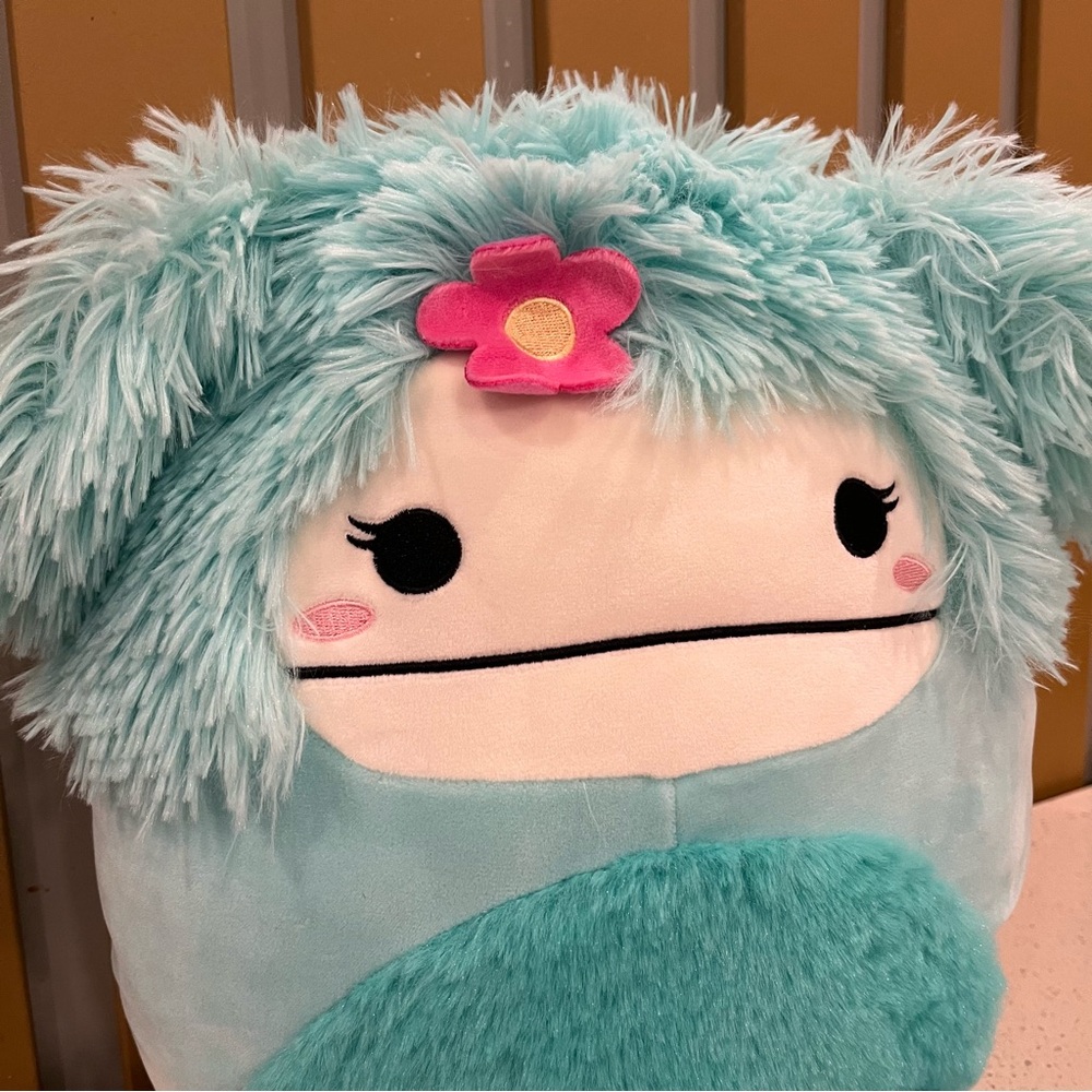 Squishmallow Joelle 12 Inch Blue Bigfoot Yeti! - Picture 2 of 8